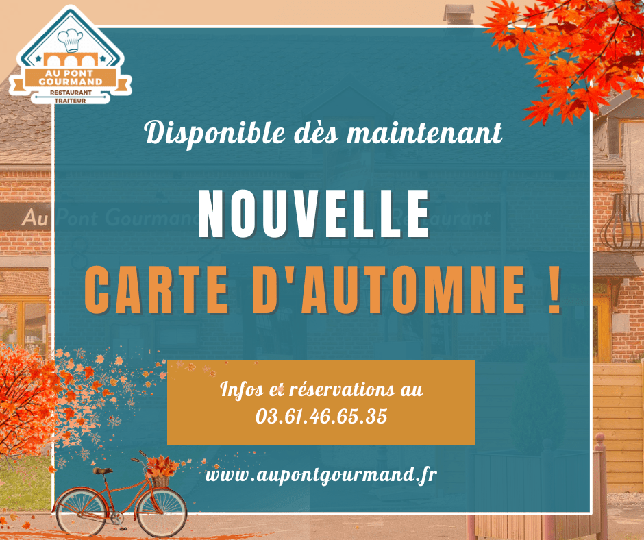 Carte d'automne - Pont Gourmand